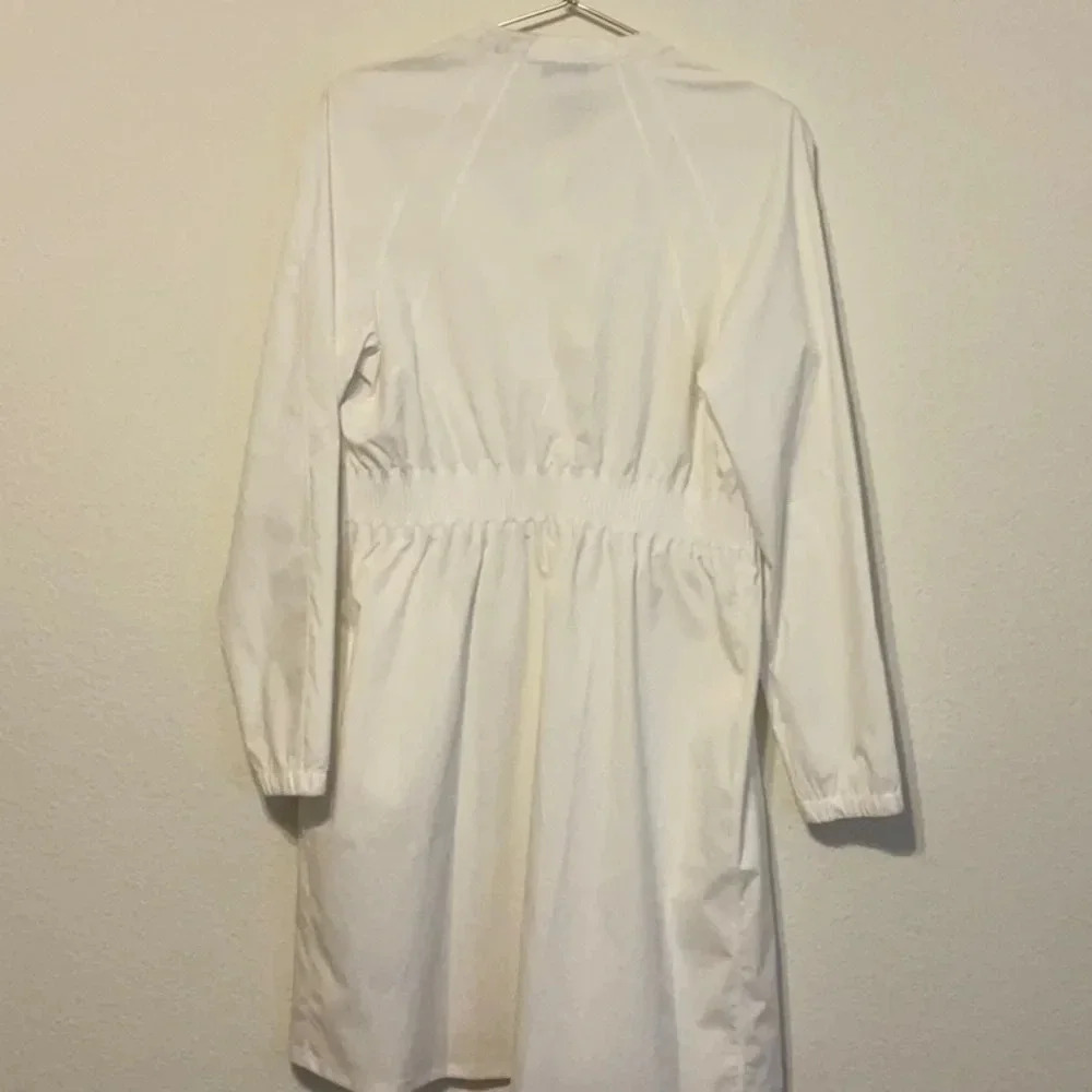 ATHLETA Cinched Waist Long Sleeve Performance Poplin Jacket / MIDI Shirt Dress - Picture 7 of 12